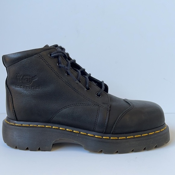 Dr. Martens Industrial Steel Toe Work Boots US W8 M7 A719 - Picture 2 of 11